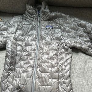 Barely worn Silver Patagonia Jacket XS